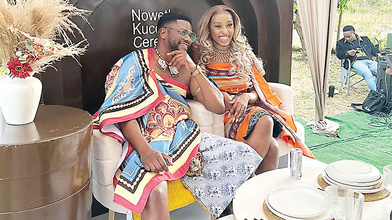 Nowethu Motsa with Mlondie Mohale. (Courtesy pics)